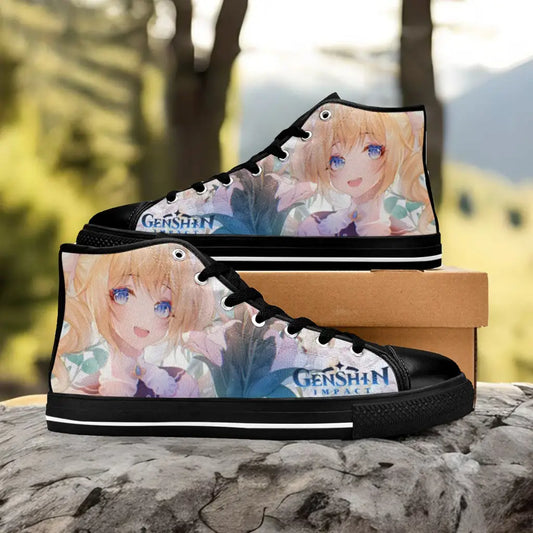 Genshin Impact Barbara Shoes High Top Sneakers