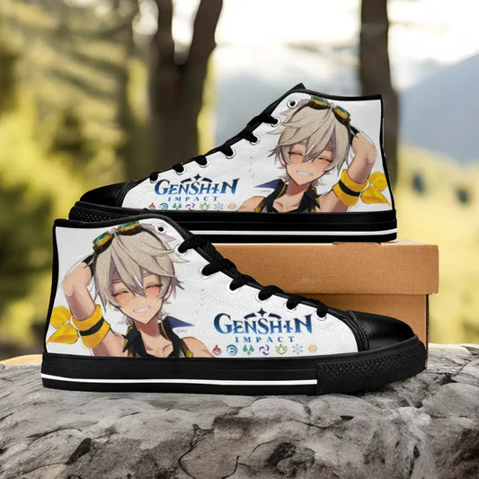 Genshin Impact Bennett Shoes High Top Sneakers