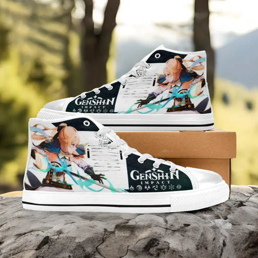 Genshin Impact Jean Gunnhildr Shoes High Top Sneakers