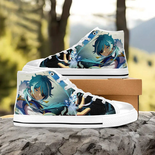 Genshin Impact Kaeya Shoes High Top Sneakers