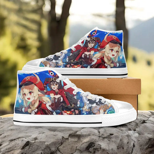 Genshin Impact Klee Shoes High Top Sneakers