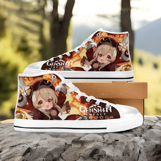 Genshin Impact Klee Shoes High Top Sneakers