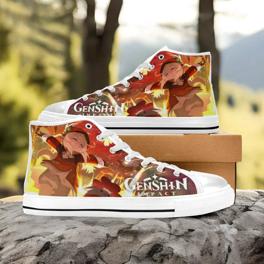 Genshin Impact Klee Shoes High Top Sneakers