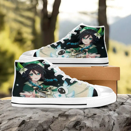 Genshin Impact Venti Shoes High Top Sneakers