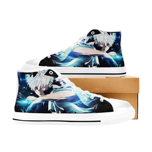 Gintama Gintoki Canvas Shoes High Tops Sneakers for Kids