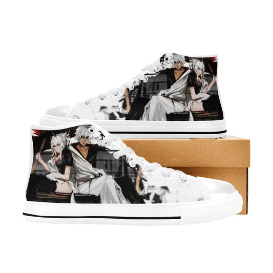 Gintama Gintoki Canvas Shoes High Tops Sneakers for Kids