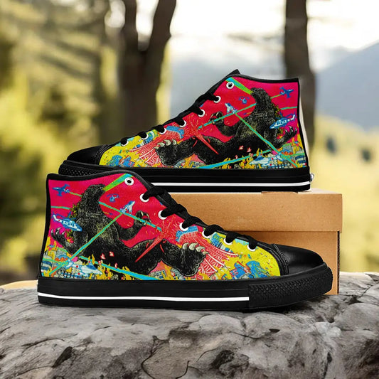 Godzilla King of the Monsters Custom High Top Sneakers Shoes