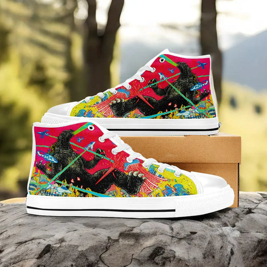 Godzilla King of the Monsters Custom High Top Sneakers Shoes