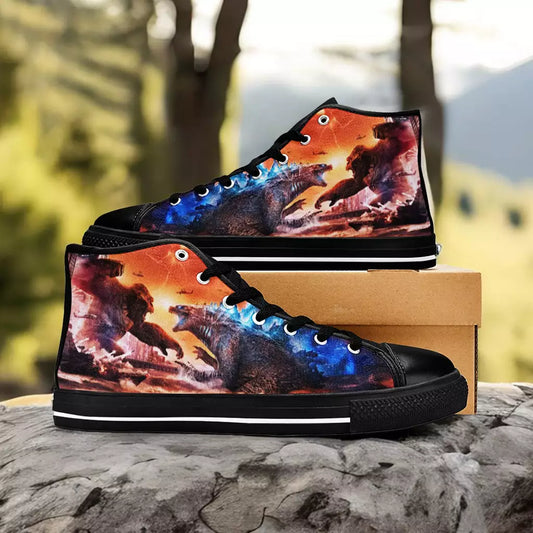 Godzilla Vs Kong King of the Monsters Custom High Top Sneakers Shoes