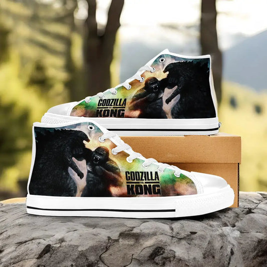 Godzilla Vs Kong King of the Monsters Custom High Top Sneakers Shoes