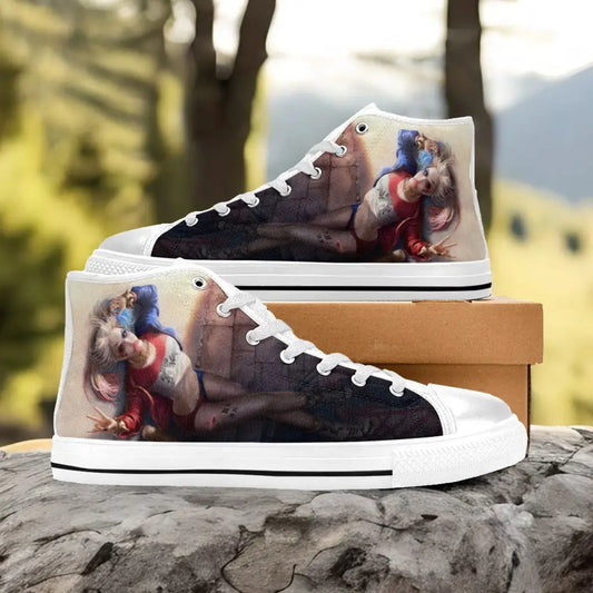 Harley Quinn Sexy Puddin Custom High Top Sneakers Shoes