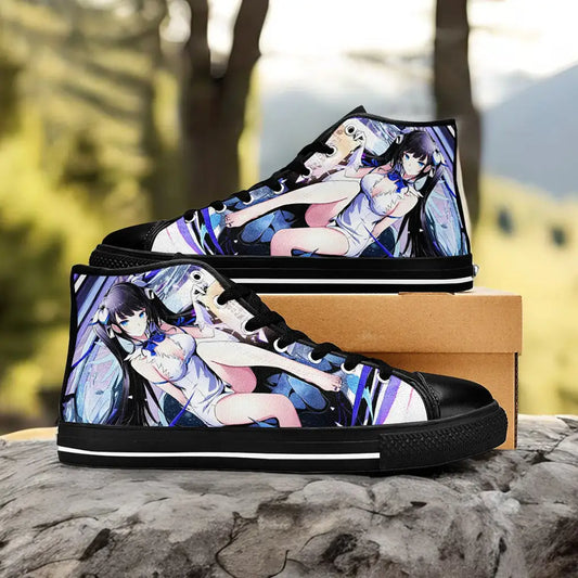 Hestia DanMachi Custom High Top Sneakers Shoes