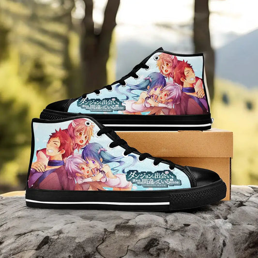 Hestia Familia DanMachi Custom High Top Sneakers Shoes