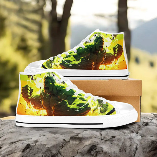 Hulk Smash Custom High Top Sneakers Shoes