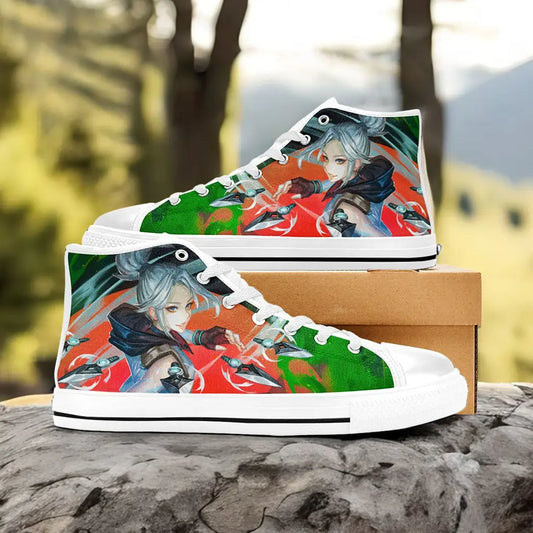 Jett Valorant Custom High Top Sneakers Shoes