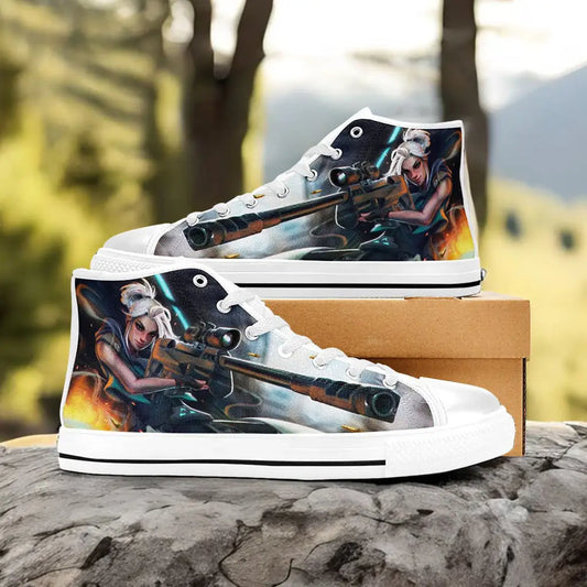 Jett Valorant Custom High Top Sneakers Shoes