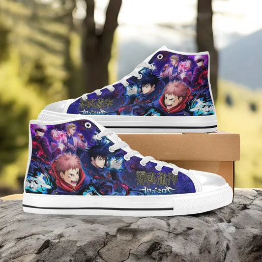 Jujutsu Kaisen Yuji Nobara Megumi Gojo Team Custom High Top Sneakers Shoes