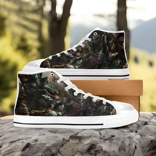 Justice League Batman Superman Custom High Top Sneakers Shoes