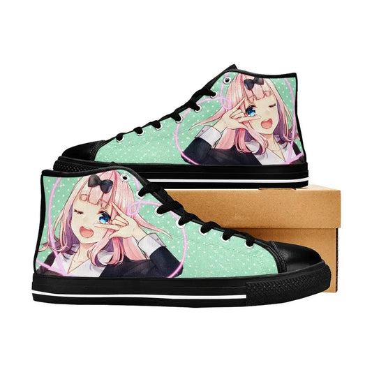 Kaguya sama Love is War Chika Fujiwara Canvas High Tops
