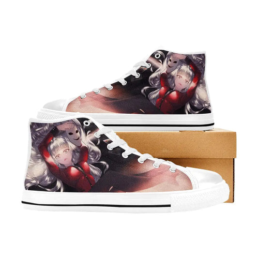 Kakegurui Compulsive Gambler Ririka Momobami Custom High Top Sneakers Shoes