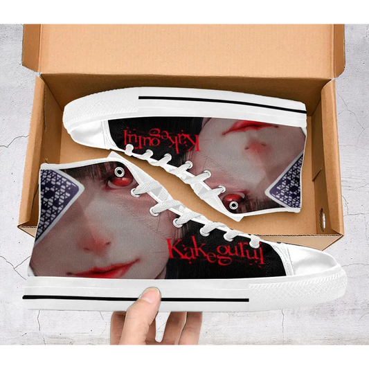 Kakegurui Compulsive Gambler Yumeko Jabami Custom High Top Sneakers for Adults, Kids, Men and Women | Anucustoms