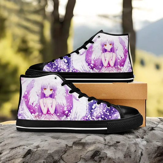 Kanade Angel Beats Shoes High Top Sneakers for Kids and Adults