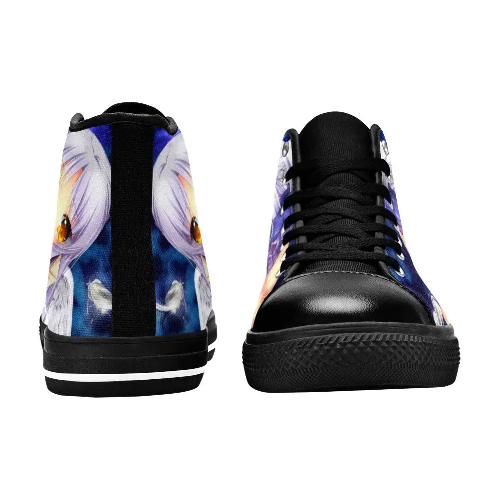 Kanade Angel Beats Custom High Top Sneakers Shoes