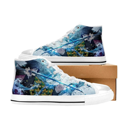Kimetsu no yaiba Demon Slayer Giyu Tomioka Shoes High Top Sneakers