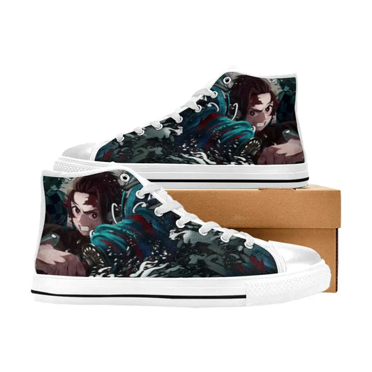 Kimetsu no yaiba Demon Slayer Kamado Tanjiro Shoes High Top Sneakers
