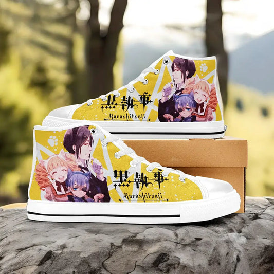 Kuroshitsuji Black Butler Custom High Top Sneakers Shoes