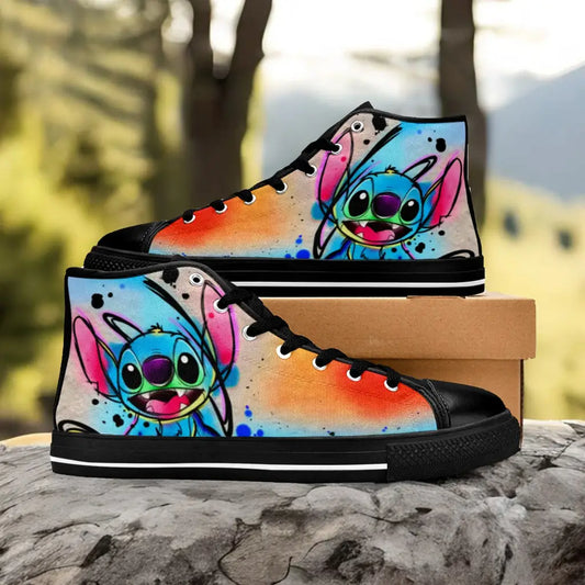 Lilo and Stitch Custom High Top Sneakers Shoes