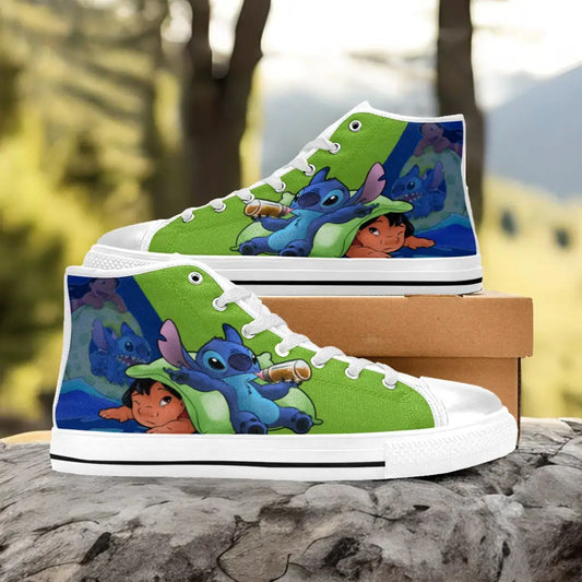 Lilo and Stitch Custom High Top Sneakers Shoes