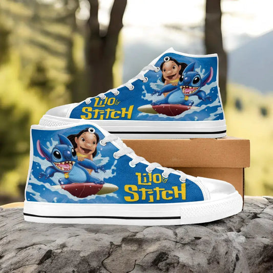 Lilo and Stitch Custom High Top Sneakers Shoes