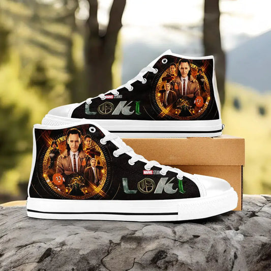 Loki God of Mischief Custom High Top Sneakers Shoes