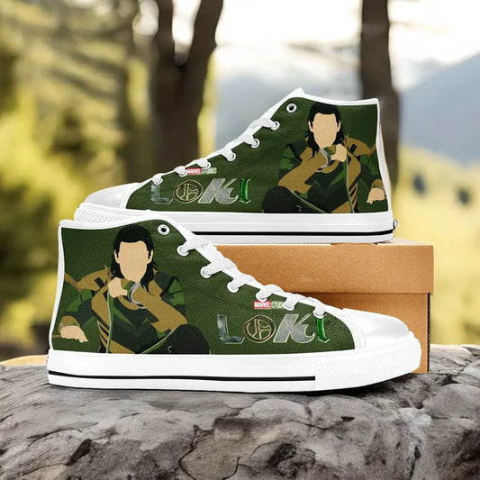 Loki God of Mischief Custom High Top Sneakers Shoes