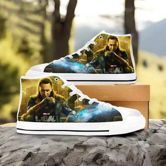 Loki God of Mischief Custom High Top Sneakers Shoes