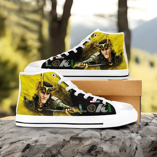 Loki God of Mischief Custom High Top Sneakers Shoes