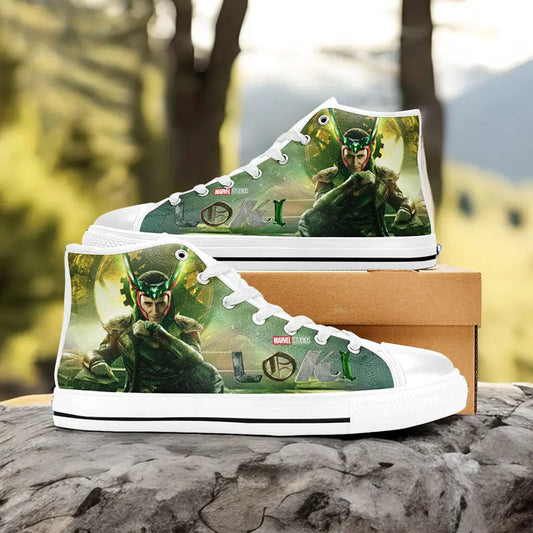 Loki God of Mischief Custom High Top Sneakers Shoes
