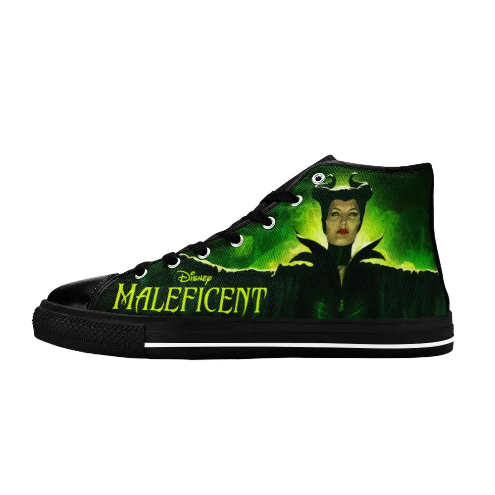 Maleficent Princess Aurora Custom High Top Sneakers Shoes