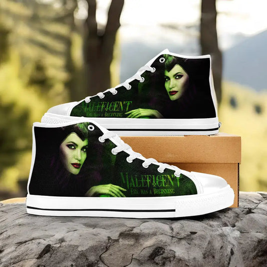 Maleficent Princess Aurora Custom High Top Sneakers Shoes