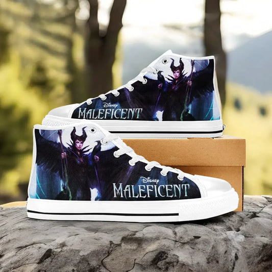 Maleficent Princess Aurora Custom High Top Sneakers Shoes