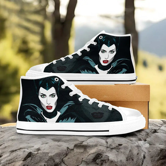 Maleficent Princess Aurora Custom High Top Sneakers Shoes