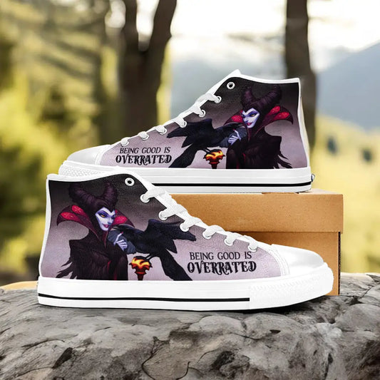 Maleficent Princess Aurora Custom High Top Sneakers Shoes