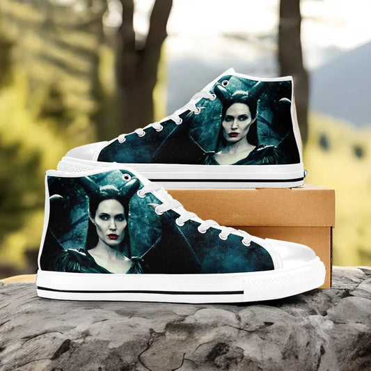 Maleficent Princess Aurora Custom High Top Sneakers Shoes