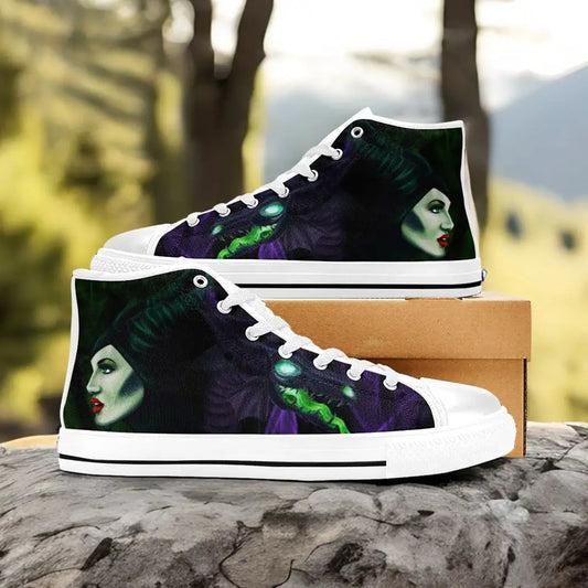 Maleficent Princess Aurora Custom High Top Sneakers Shoes