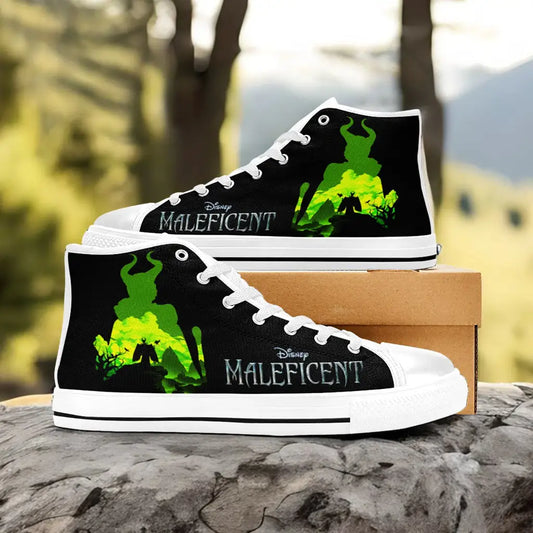 Maleficent Princess Aurora Custom High Top Sneakers Shoes
