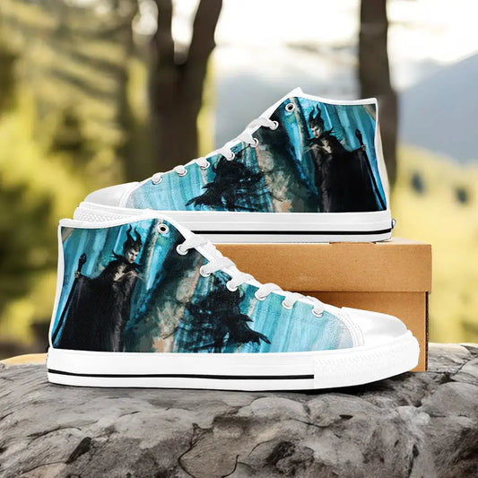 Maleficent Princess Aurora Custom High Top Sneakers Shoes
