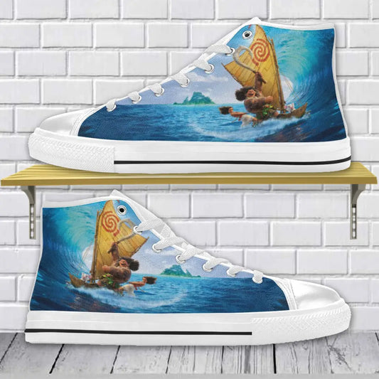 Moana Shoes High Top Sneakers
