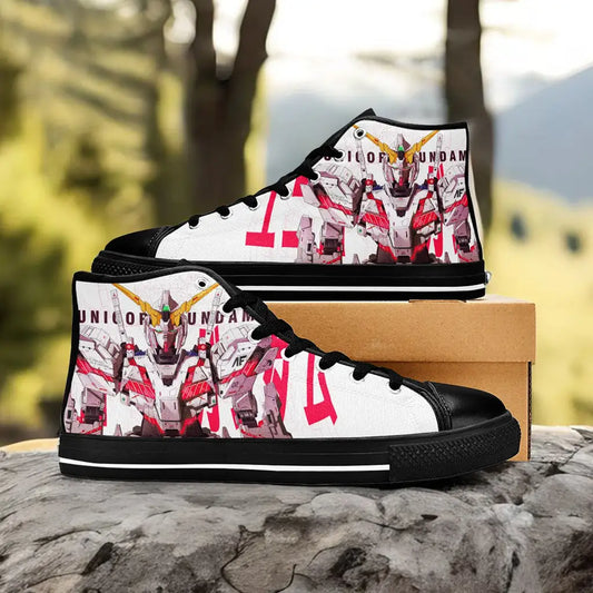 Mobile Suit Gundam Custom High Top Sneakers Shoes