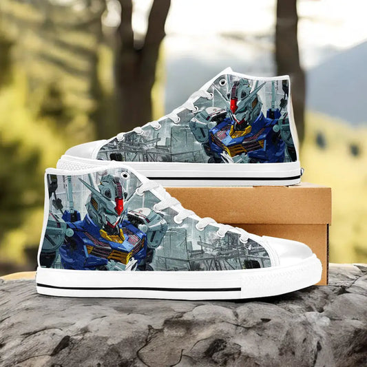 Mobile Suit Gundam Custom High Top Sneakers Shoes